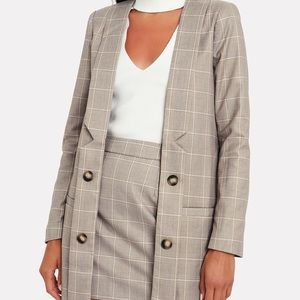 Atoir Mother Tongue Checked Blazer Longline